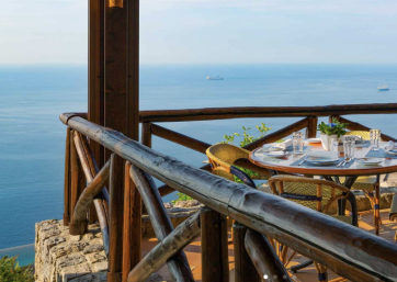 Sea view terrace in Amalfi